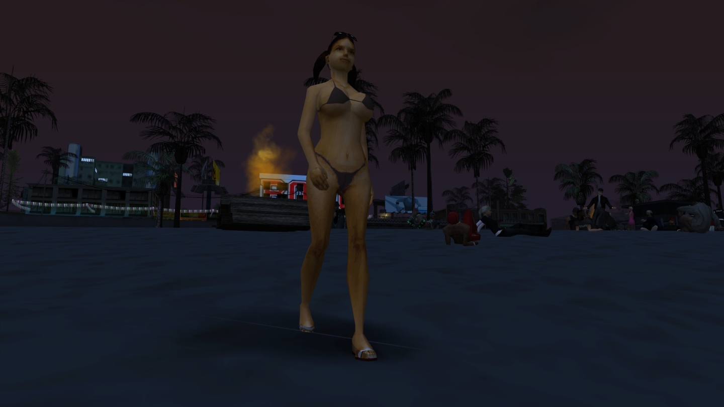 Beach party in LS. 