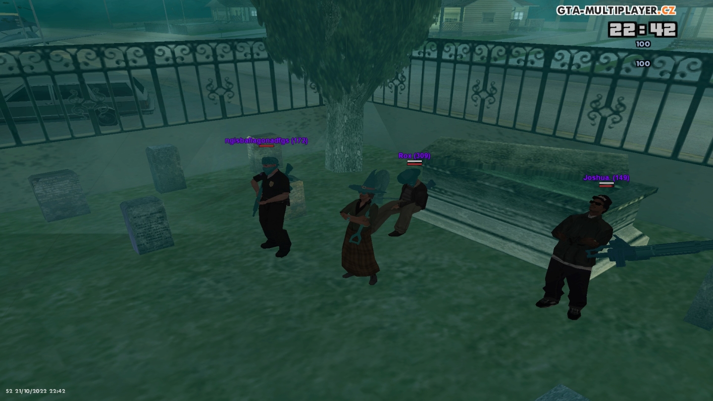 In the fog with some homies