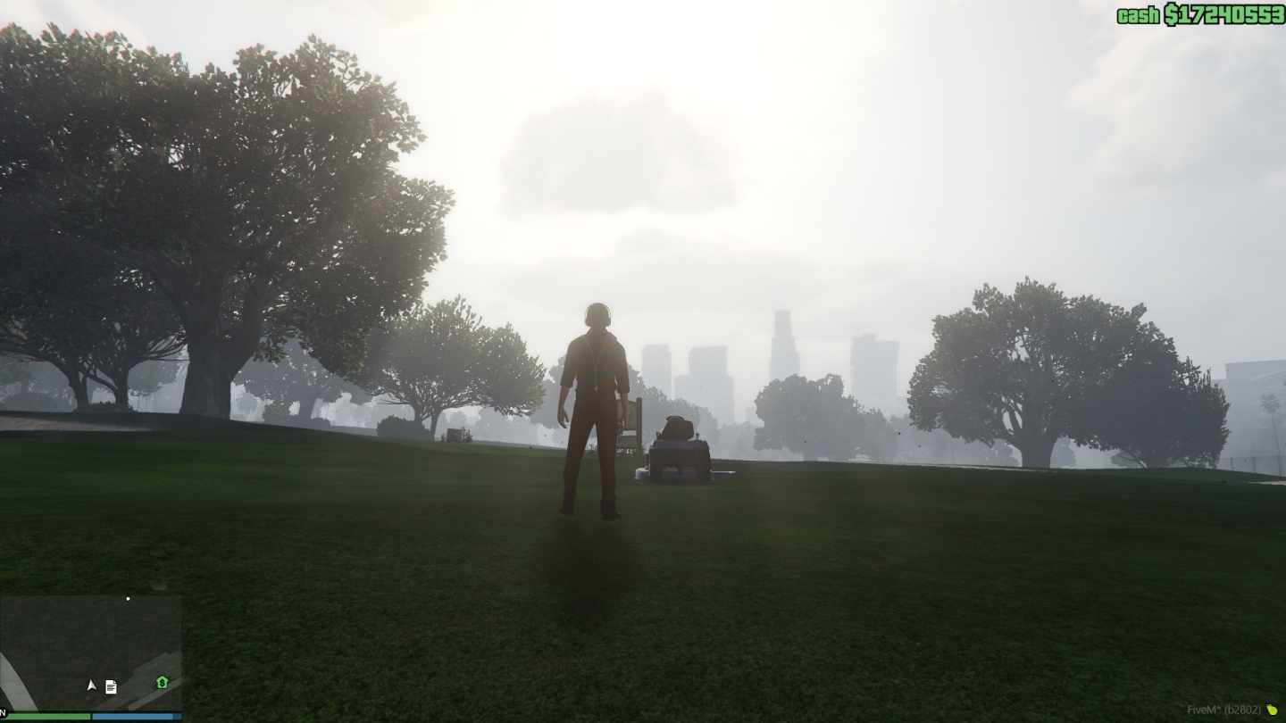 Morning starting with Mower job, FiveM - 2