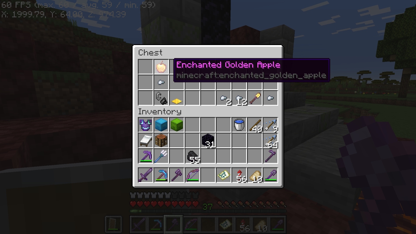 GOD APPLE from ruined portal chest