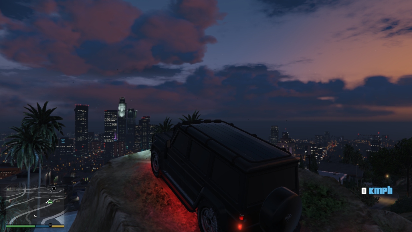 An evening in Los Santos.