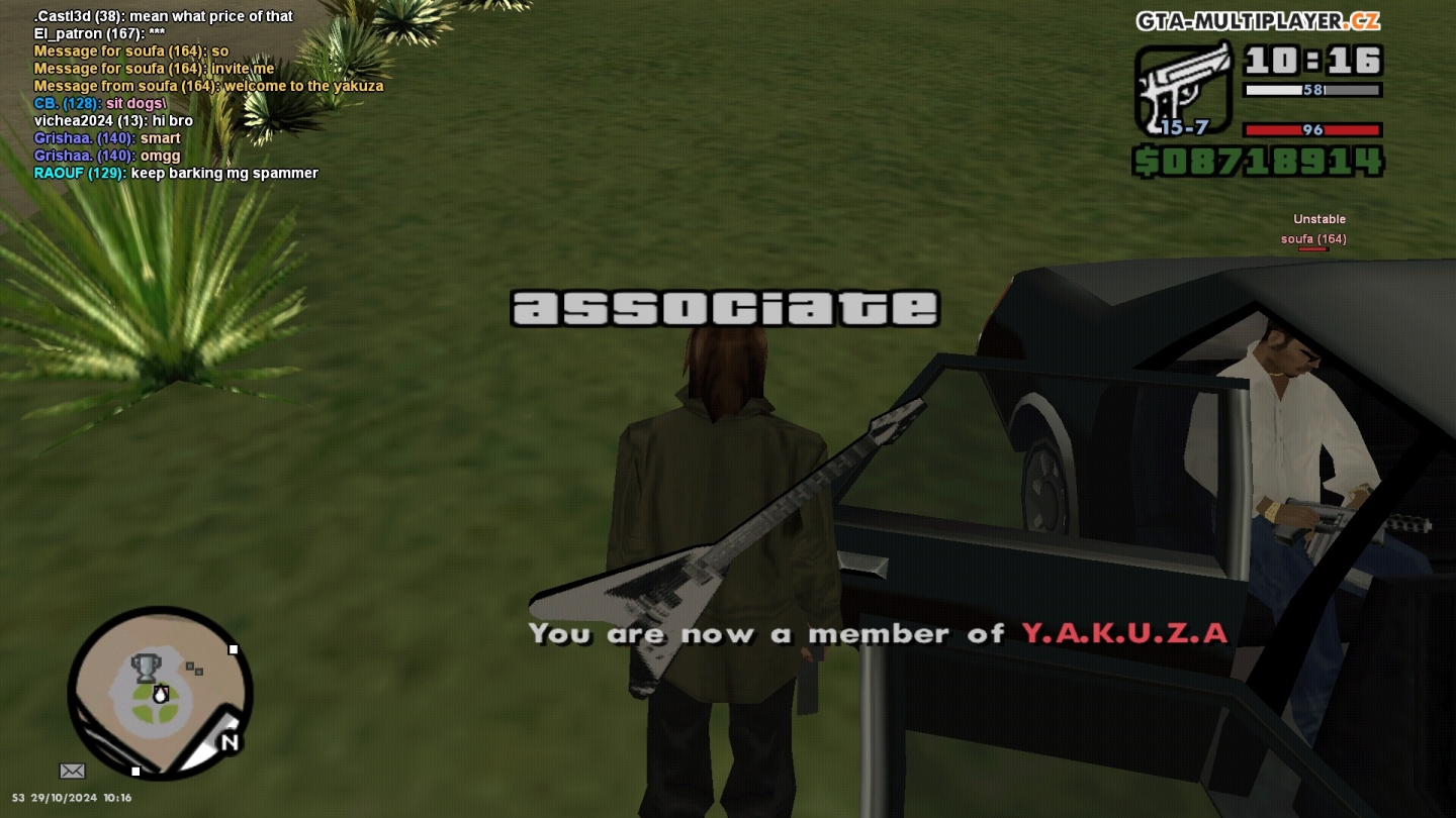 I'm now a member of Y.A.K.U.Z.A