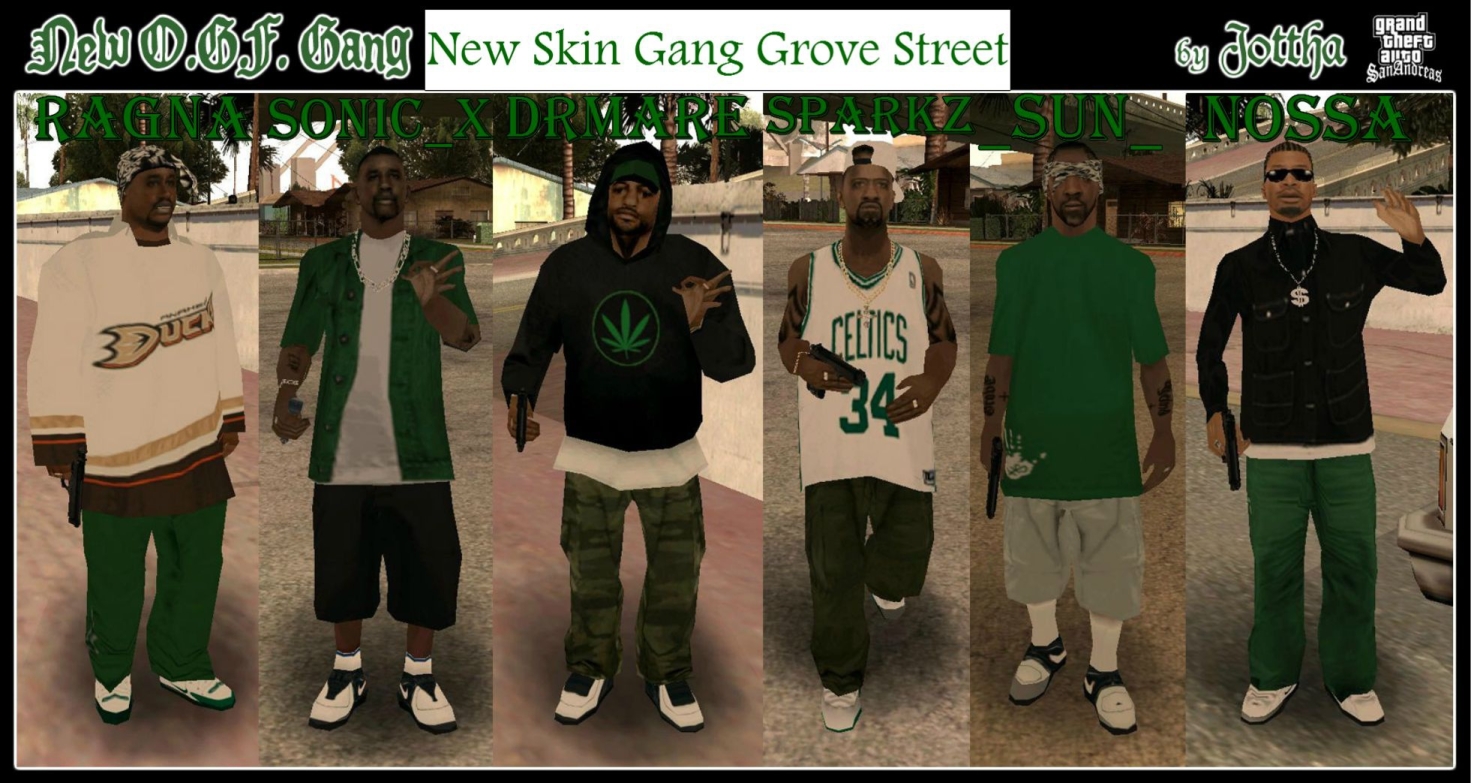 New Skin Gang Grove Street!