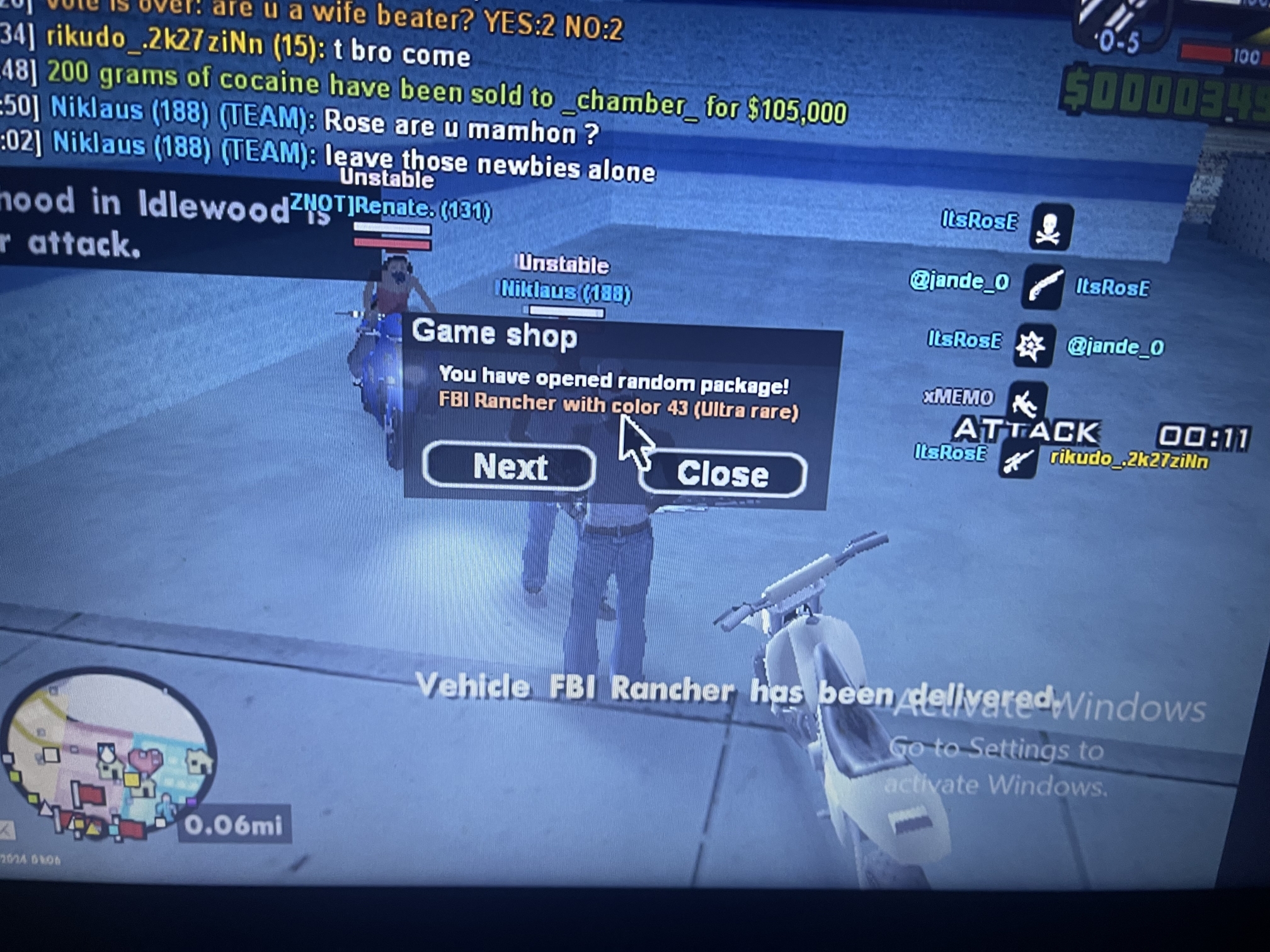 Finally got vehicle from randompackages 🥰 FBI 43 226