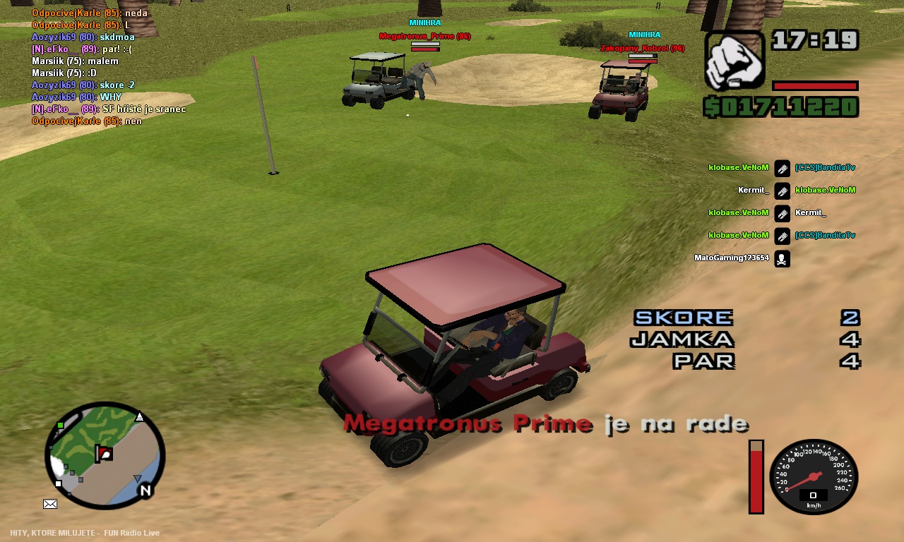 Golf with your friends