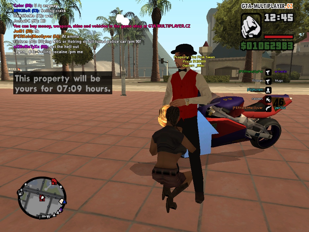 my property my nrg and a hoe