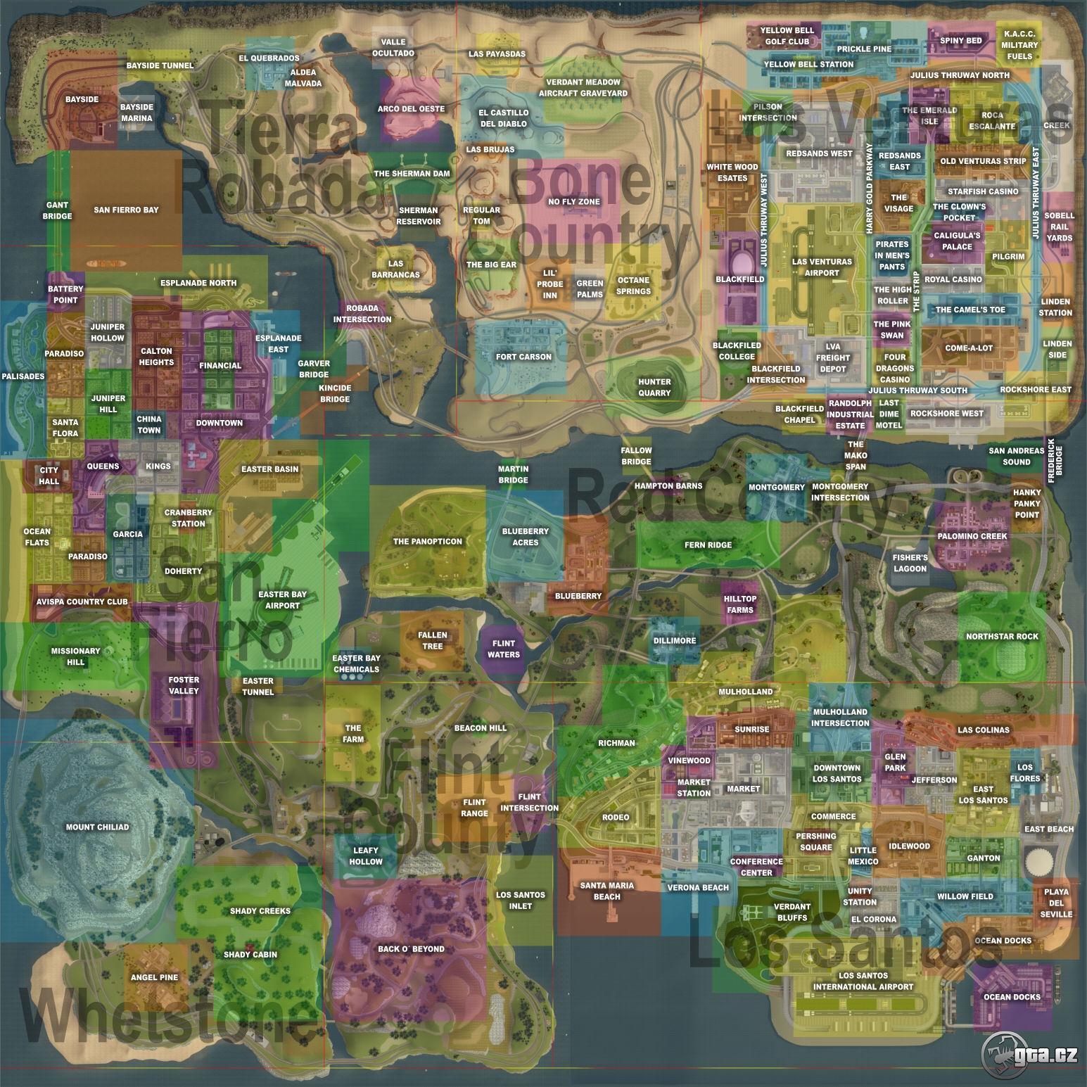 Mapa GTA