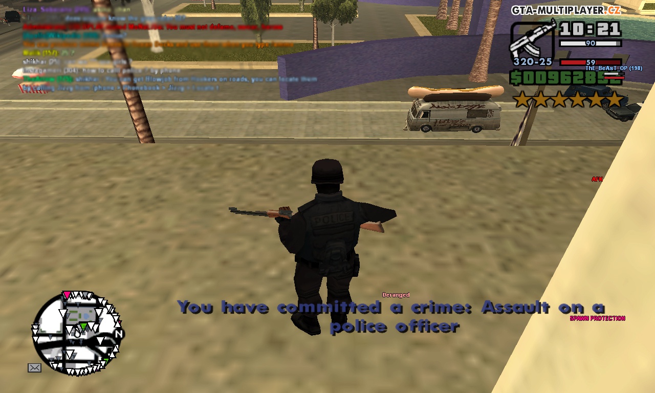You have committed a crime : Assault on a police officer