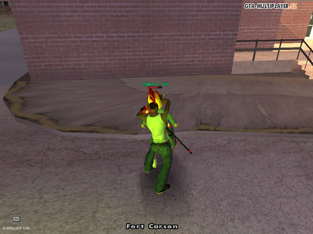 Knifed Spectre for being a retard at this game