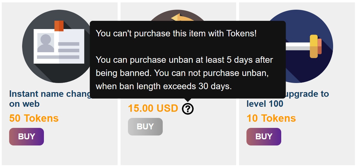 why i cant buy this unban item!?