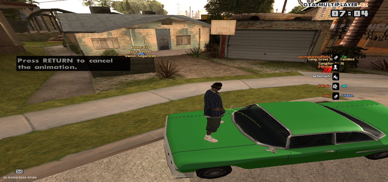 Grove Street Day only meant Chin's PayDay!    (GAMBLERS CREW SAMP)