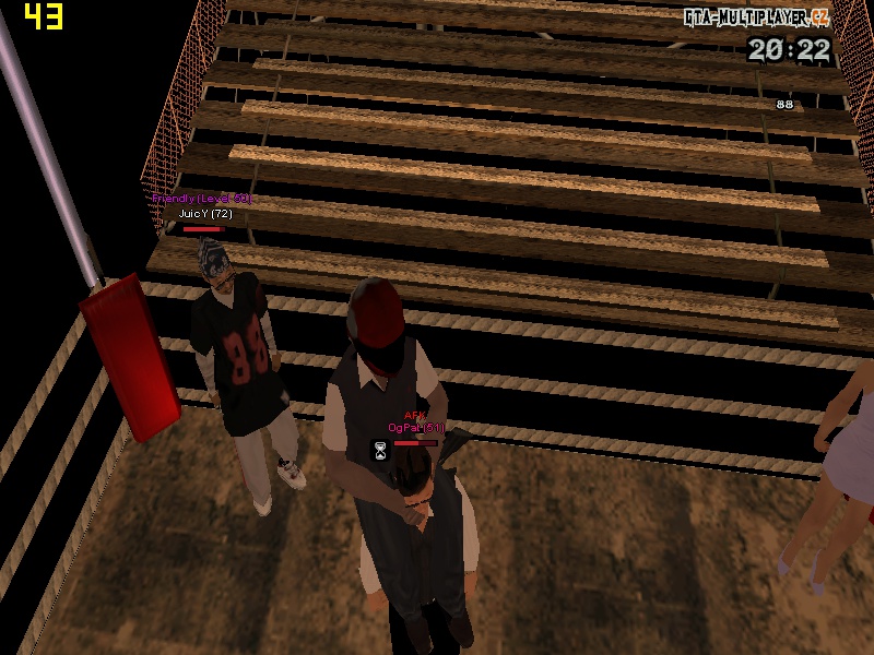 Sitting on OgPat's shoulders