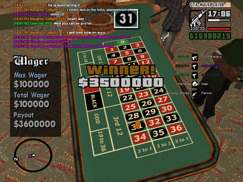 Won 3.5M again In Casino Ouujee <3