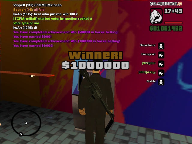 horse betting I WON (100.000$ -> 1.000.000$ )