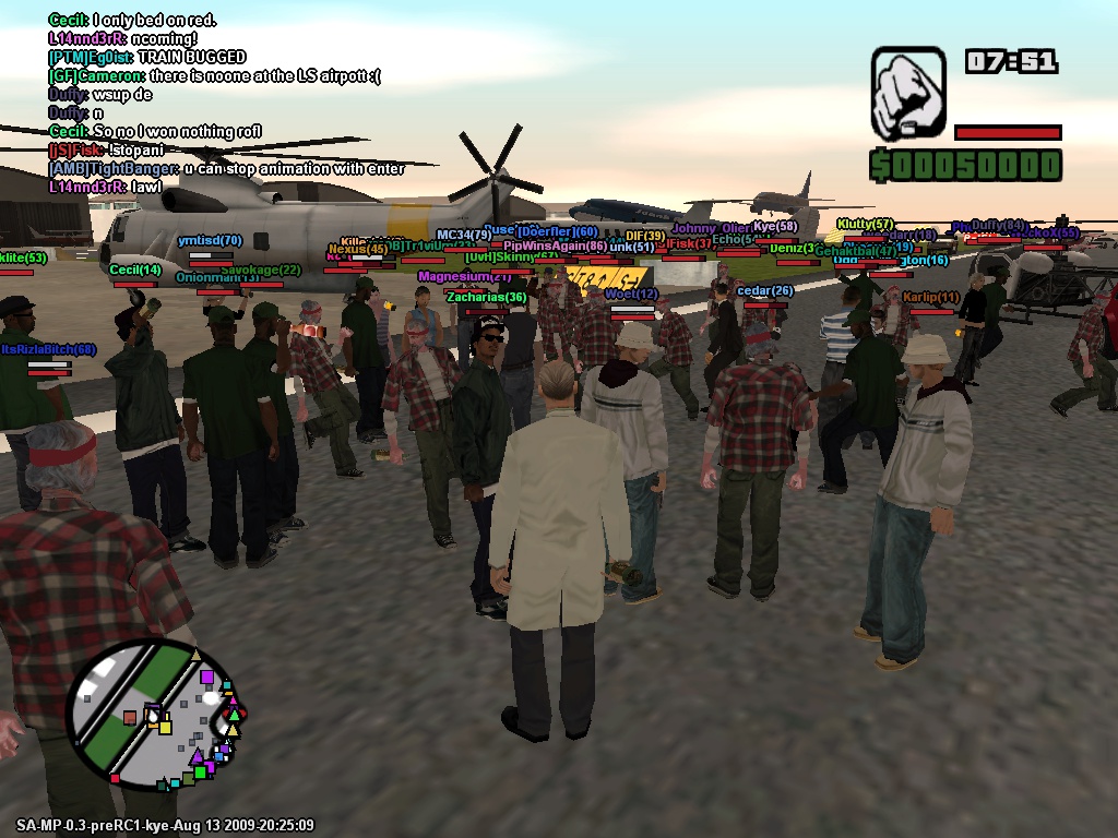 Party in the airport 