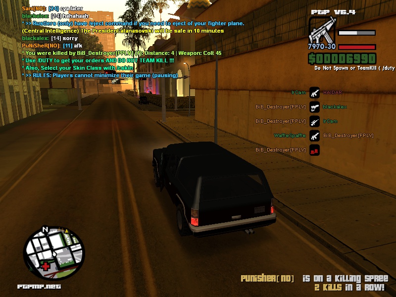 My police patrol in city of Los Santos