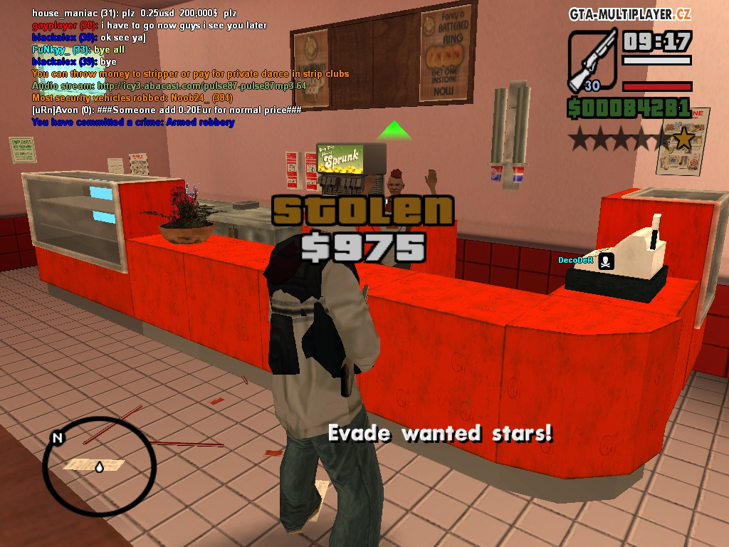 Robbing my old's friend store