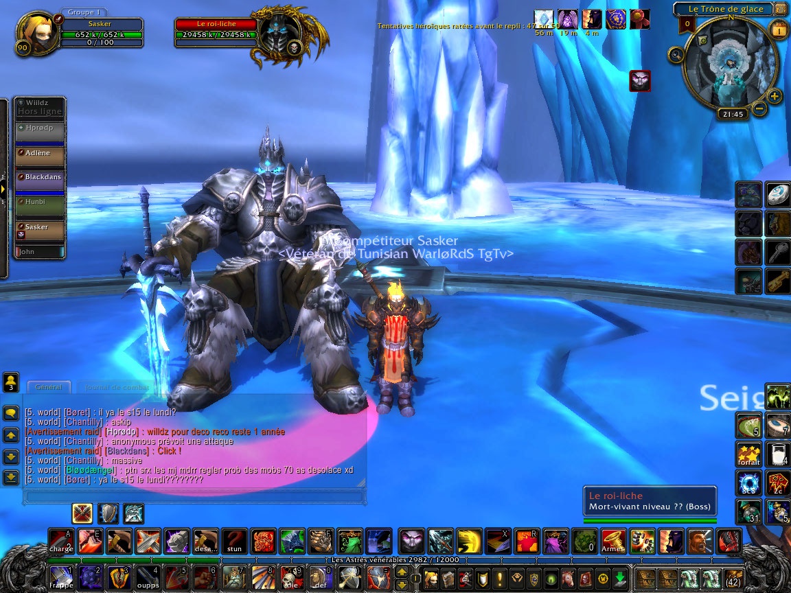 With Lich king!!