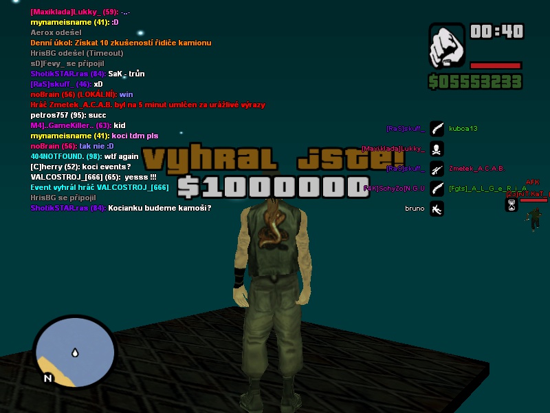 Výhra event