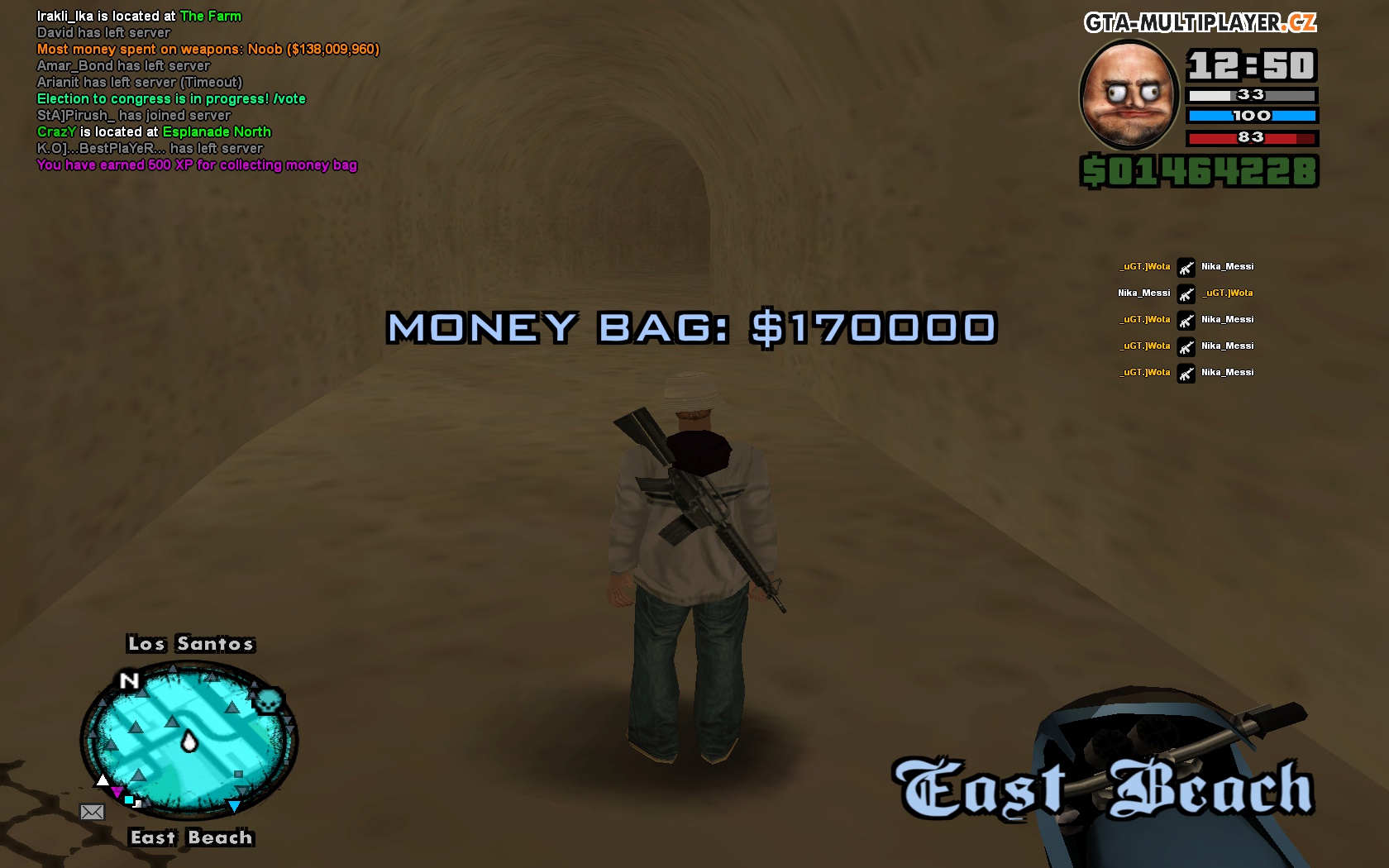 Money Bag At East Beach :D