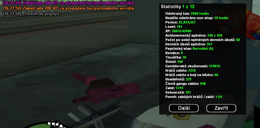2000 hodín odohraného času
