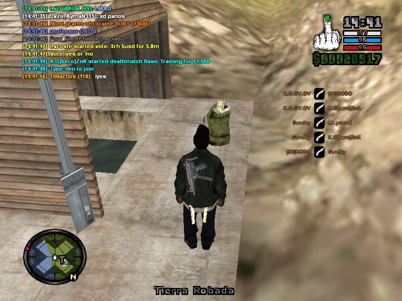 MoneyBag in Tierra Robada :p