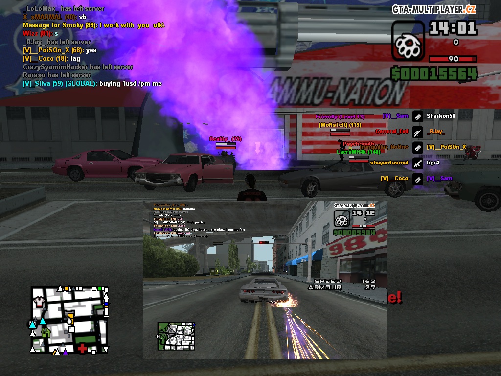 purple effect