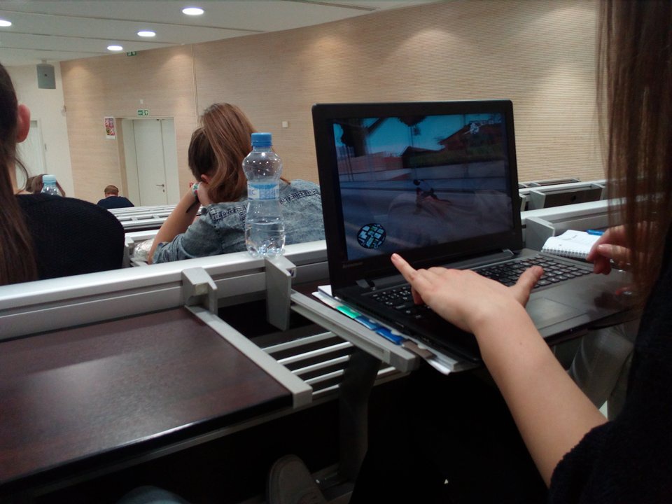 How we studied at the lecture