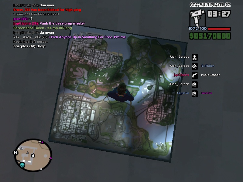 Map Gta San Andreas