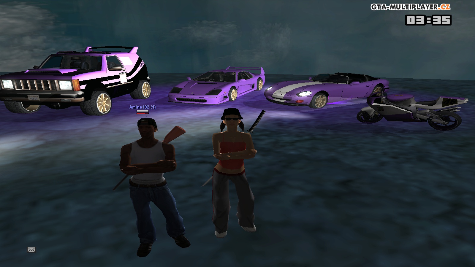 Our vehicles collection on server 2 