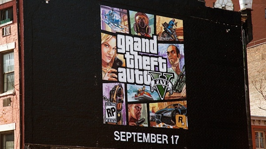 Nástěnná malba GTA V v New York City! 