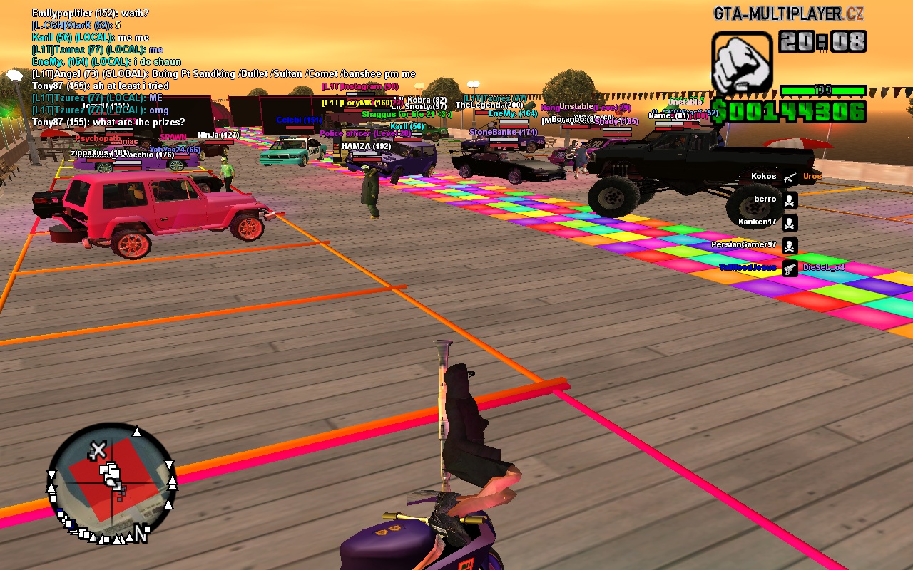 Dashing's car show on s2