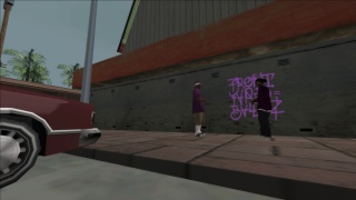 Ballas hanging out.