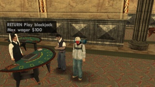 It's time for blackjack after playing several time roulette.