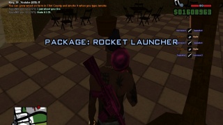 10 rocket launcher from package hide 1 !