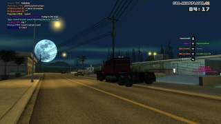 My FT Cars facing the moon!