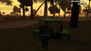 Playing golf..with style :D