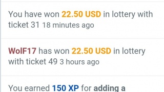 Win 22:50 with 1 ticket 