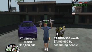 30m+ and FT Infernus and NRG-500