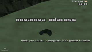 Novinna udalost - zasilka s drogami