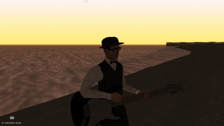 Morning feeling awesome with guitar