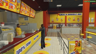 R3dfield - Eating in Cluckin' Bell (FiveM)