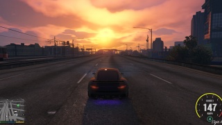 Sunset in FiveM <3