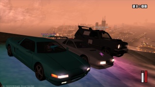Tunned cars and San Fierro.