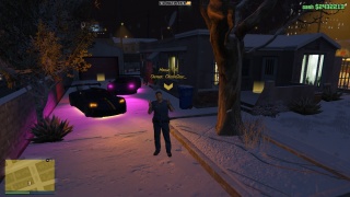 Snowy Night in Los Santos