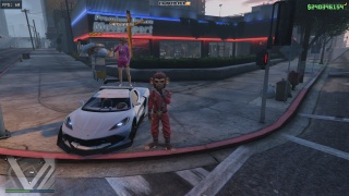 Diamond blue Cop Coquette, fivem 2