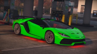 Lamborghini Aventador SVJ Green 