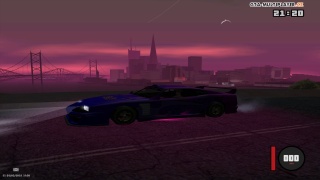 beautiful san fierro and my car