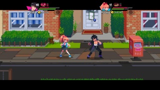 Playung this underrated beat em up game with girlfriend (River City Girls 2)