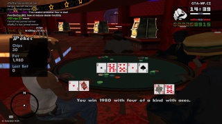Four Of a Kind On Aces tho!